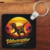 Velociraptor Schlüsselanhänger (Rückseite)