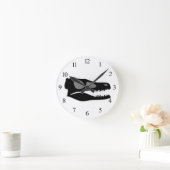 Velociraptor Skull Runde Wanduhr (Zuhause)