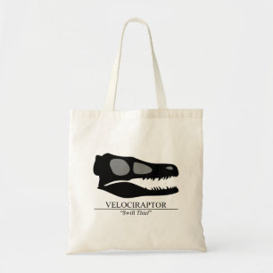 Velociraptor Skull Tragetasche