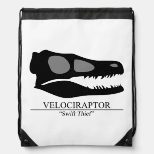 Velociraptor Skull Turnbeutel