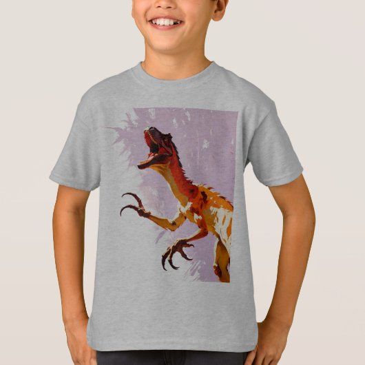 Velociraptor T-Shirt (Vorderseite)
