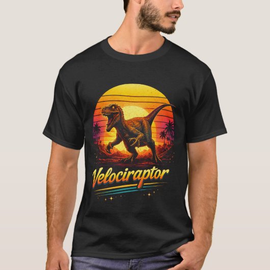 Velociraptor T-Shirt (Vorderseite)