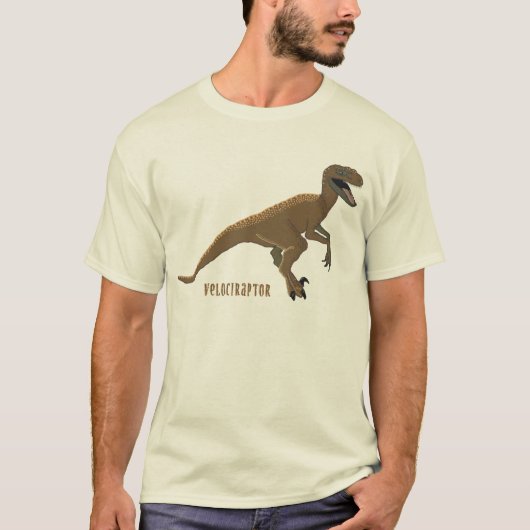 Velociraptor T-Shirt (Vorderseite)