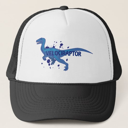 Velociraptor Truckerkappe (Vorderseite)