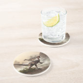 Velociraptors Getränkeuntersetzer (Seite)