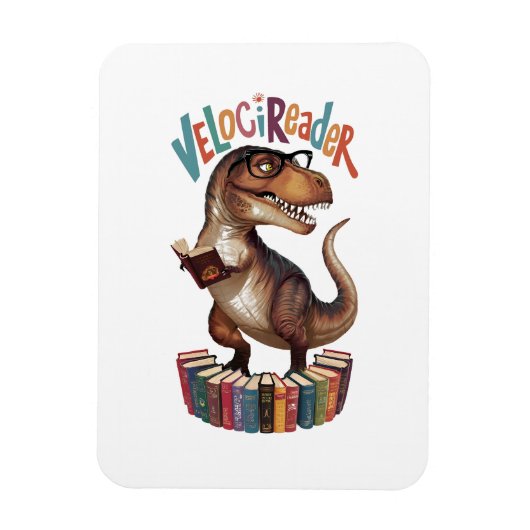 Velocireader Funny Book Reading Liebhaber Bookmark Magnet (Vertikal)