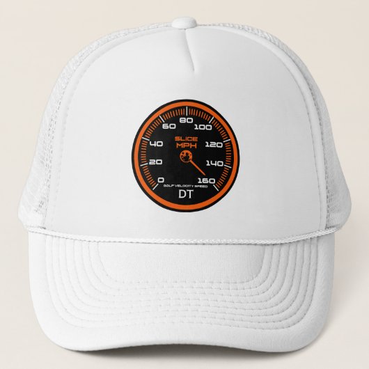 Velocity Speed Golf Geek Truckerkappe (Vorderseite)
