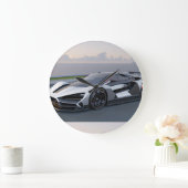 Velocity Visions Wall Clock Große Wanduhr (Zuhause)