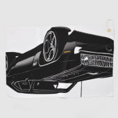VelocityDrive Golf Handtuch: Muscle Car Edition Golfhandtuch (Horizontal)