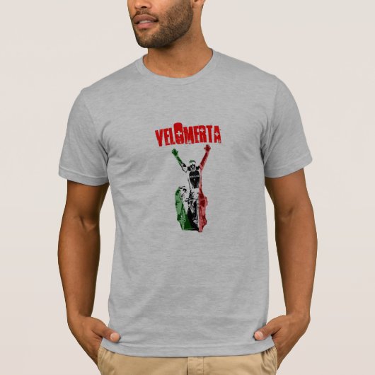 velomerta Italiener-Flagge T-Shirt (Vorderseite)