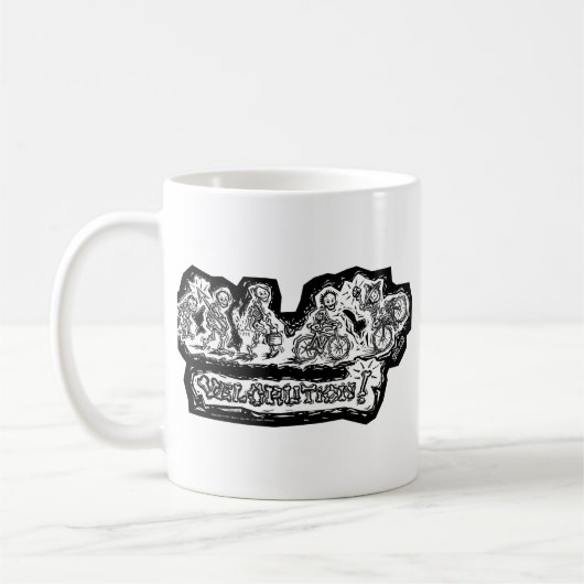 Velorution--Evolutions-Fahrrad Proucts Kaffeetasse (Links)