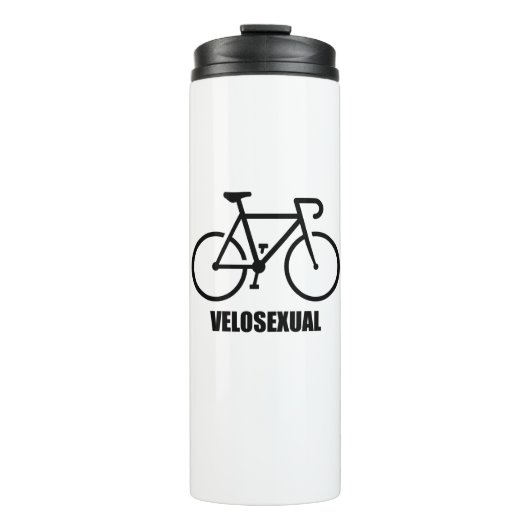 Velosexuell Thermosbecher (Vorderseite)