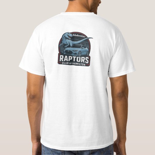 VelosterRaptor Mascot Tee (Rückseite)