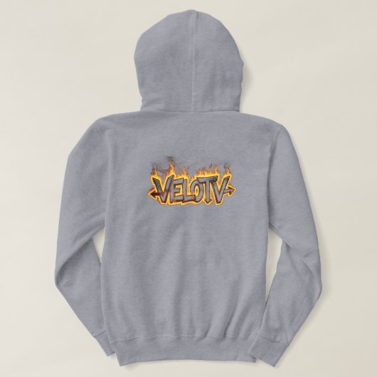 VeloTV Pullover Kapuzenpullover (Design Rückseite)