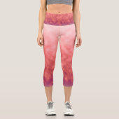 Velour Dämmerung Capri Leggings (Vorderseite)
