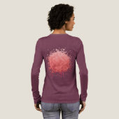 Velour-Dämmerung Tri-Blend Shirt (Voller Rückseite)