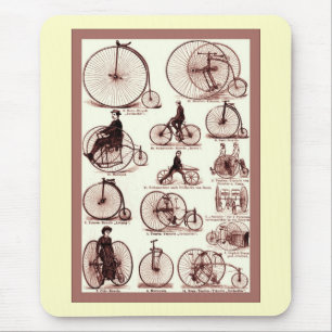 Velozipede ~ Vintage Werbeplakat Mousepad