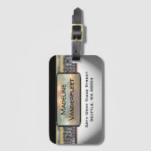 Veltraine Elegante Cool Gepäckanhänger (Vorderseite Vertikal)