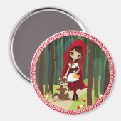 Velusa Red Riding Hood Magnet (Vorderseite/Rückseite)
