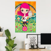 VelusaBerry Art Poster (Heimbüro)