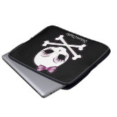 VelusaSkullie Laptopschutzhülle (Vorne Knopf)