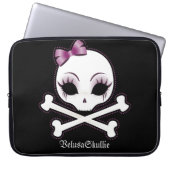 VelusaSkullie Laptopschutzhülle (Vorderseite)