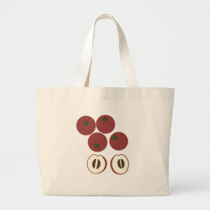 Velvet-Apfel-Jumbo-Tasche Jumbo Stoffbeutel