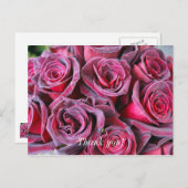 Velvet Beauty Danke Postcard Postkarte (Vorne/Hinten)