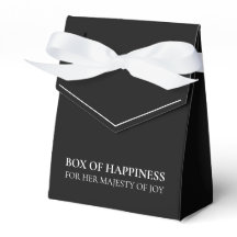 Velvet Black Box of Happiness for Her Majesty