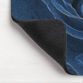 Velvet-blaue Rose Mousepad (Ecke)