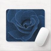 Velvet-blaue Rose Mousepad (Mit Mouse)