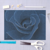 Velvet-blaue Rose Seidenpapier (Handwerk)