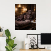Velvet Cheetah Lounge Poster (Heimbüro)