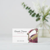 Velvet Dark Sessel Gold Comb Haar Stylist Visitenkarte (Stehend Vorderseite)