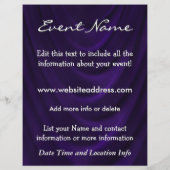 Velvet-Drachen für benutzerdefinierte Veranstaltun Flyer (Hinten)