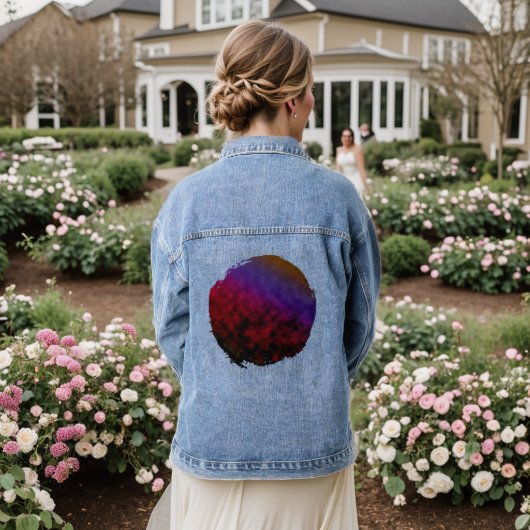 Velvet Eclipse Jeansjacke (Hochzeit Rückseite)