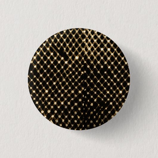 "Velvet Elegance: Diamant Radiance" Button (Vorderseite)