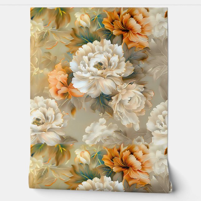 Velvet fall Whispers Botanisch Tapete (Abrollen)