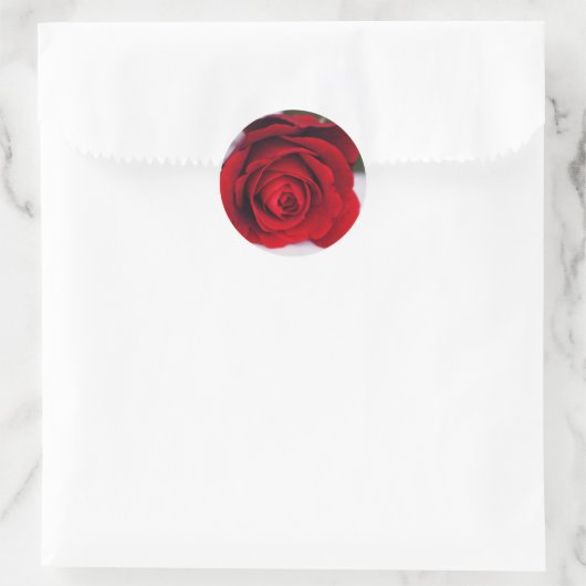 Velvet Fire Runder Aufkleber (Tasche)