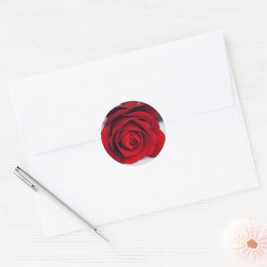 Velvet Fire Runder Aufkleber (Umschlag)