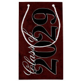 Velvet Grad | Amethyst Lila Jewel Tone Grunge Kleine Geschenktüte (Rückseite)