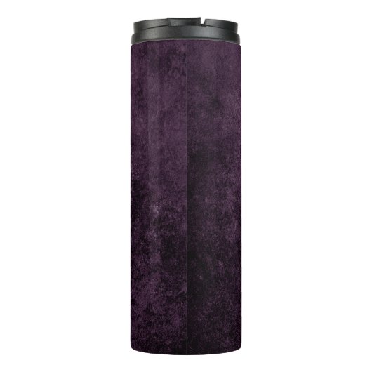 Velvet Grad | Amethyst Lila Jewel Tone Grunge Thermosbecher (Rückseite)