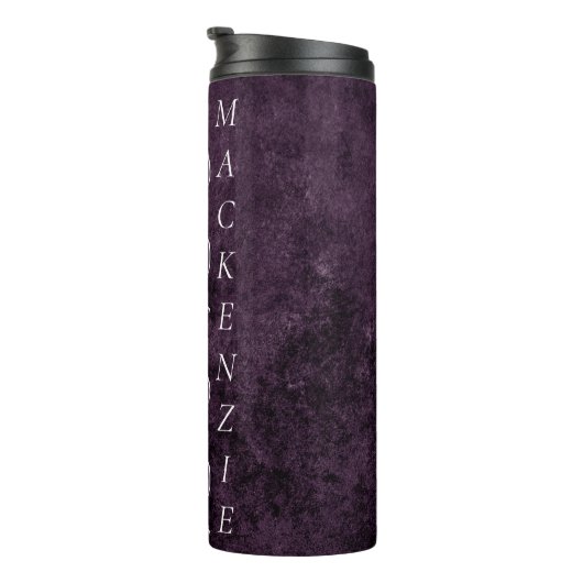 Velvet Grad | Amethyst Lila Jewel Tone Grunge Thermosbecher (Nach rechts gedreht)