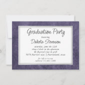 Velvet Grad | Amethyst Lila Watercolor Party Einladung (Vorderseite)