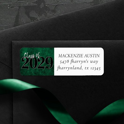 Velvet Grad | Emerald Green Jewel Tone Grunge