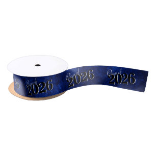 Velvet Grad Sapphire Blue Dark Jewel Tone Grunge Satinband