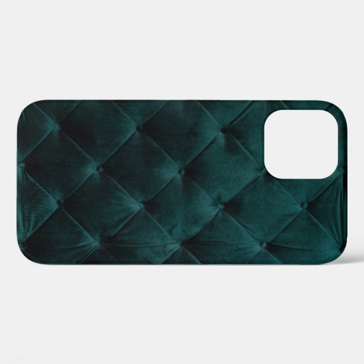 Velvet Green: Malachite Textile Elegance Case-Mate iPhone Hülle (Rückseite (Horizontal))