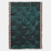 Velvet Green: Malachite Textile Elegance Decke (Vorderseite Vertikal)