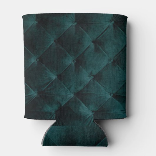 Velvet Green: Malachite Textile Elegance Dosenkühler (Rückseite)