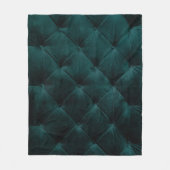 Velvet Green: Malachite Textile Elegance Fleecedecke (Vorderseite)
